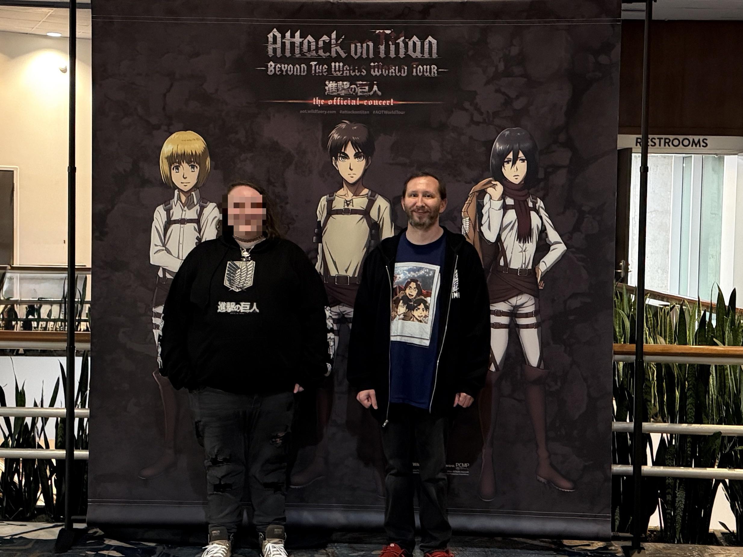 Attack on Titan performing on tour